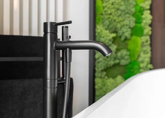 아파트 Comfy 20th Floor Hanza Tower - Sauna & Pool *